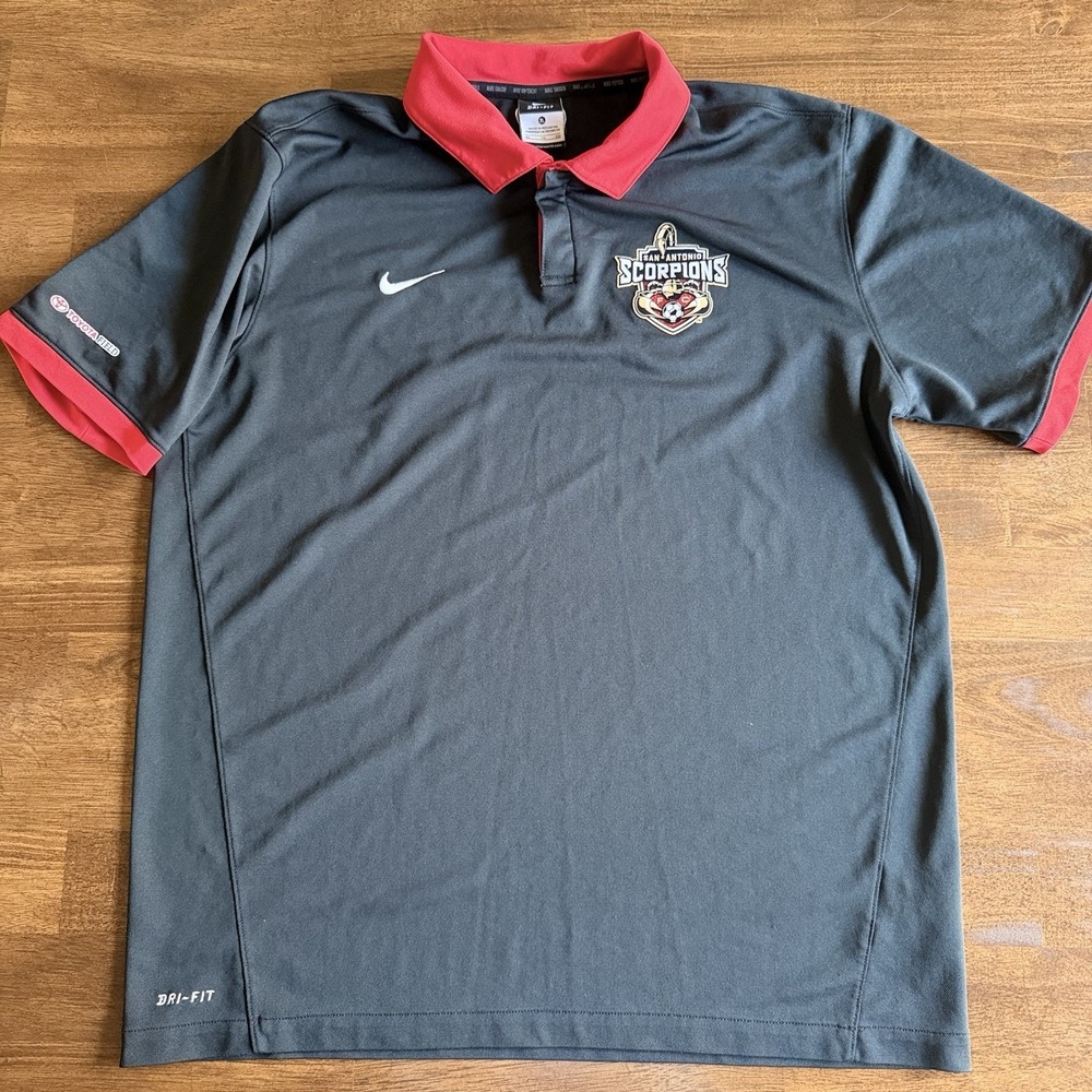 Vintage Nike Dri-fit San Antonio Scorpions Gol Polo Men's size XL Soccer